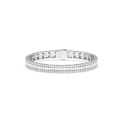 10 ctw Emerald-Round Labgrown Diamond Tennis Bracelet
