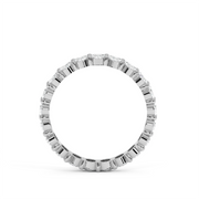 3CTW OVAL ETERNITY BAND