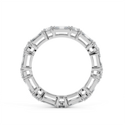 2 ctw Emerald-Round Labgrown Diamond Eternity Band