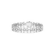 Marquise-Round Labgrown Diamond Flower Bracelet