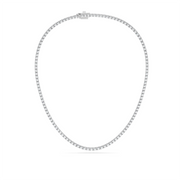 20CTW ROUND STRAIGHT LINE TENNIS NECKLACE