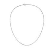 7 ctw Round Labgrown Diamond Straight Line Tennis Necklace