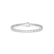 5 ctw Pear Labgrown Diamond Bezel Tennis Bracelet