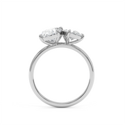 1.5 ctw Oval-Pear Labgrown Diamond Ring