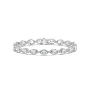 50PTS EACH MARQUISE BEZEL TENNIS BRACELET
