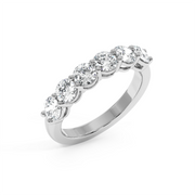 2.5CTW HALF ROUND ETERNITY BAND