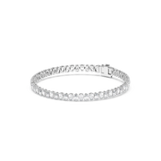 5 ctw Pear Labgrown Diamond Bezel Tennis Bracelet