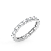 2 ctw Emerald Labgrown Diamond Eternity Band