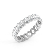 3CTW OVAL ETERNITY BAND