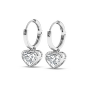1CT EACH HEART HOOPS