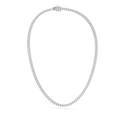 20CTW ROUND STRAIGHT LINE TENNIS NECKLACE