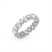 3CTW PEAR ETERNITY BAND