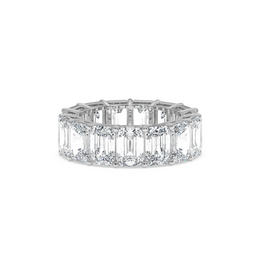5 ctw Emerald Labgrown Diamond Eternity Band