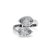 3 ctw Dual Pear Labgrown Diamond Ring