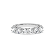 2.5CTW HALF ROUND ETERNITY BAND