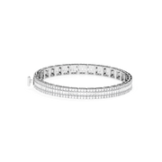 7 ctw Emerald-Round Labgrown Diamond Tennis Bracelet