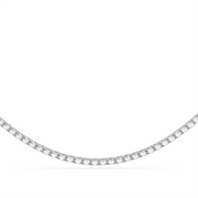 5CTW ROUND STRAIGHT LINE TENNIS NECKLACE