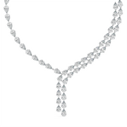 Dewdrop Labgrown Pear Diamond Necklace