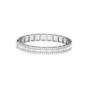 7CTW EMERALD ROUND FANCY TENNIS BRACELET