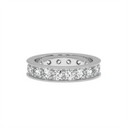 10CTW EACH ROUND ETERNITY BAND