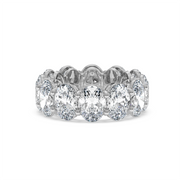 1CT EACH OVAL ETERNITY BAND