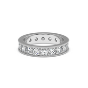 10CTW EACH ROUND ETERNITY BAND