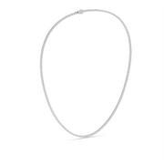 5CTW ROUND STRAIGHT LINE TENNIS NECKLACE