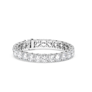 Solitaire Round Labgrown Diamond Tennis Bracelet