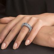 5 ctw Emerald Labgrown Diamond Eternity Band