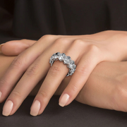 1CT EACH OVAL ETERNITY BAND