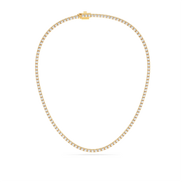 20CTW ROUND STRAIGHT LINE TENNIS NECKLACE