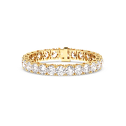 Solitaire Round Labgrown Diamond Tennis Bracelet