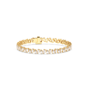 7 ctw Pear Labgrown Diamond Tennis Bracelet