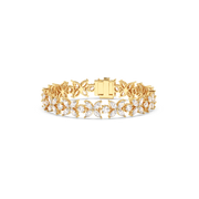 MARQUISE-ROUND FLOWER BRACELET