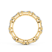 2 ctw Emerald-Round Labgrown Diamond Eternity Band