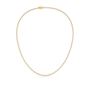 10 ctw Round Labgrown Diamond Straight Line Tennis Necklace