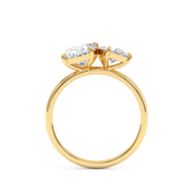 1.5 ctw Oval-Pear Labgrown Diamond Ring