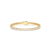 5 ctw Pear Labgrown Diamond Bezel Tennis Bracelet