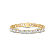 50PTS EACH OVAL BEZEL TENNIS BRACELET