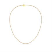 5CTW ROUND STRAIGHT LINE TENNIS NECKLACE
