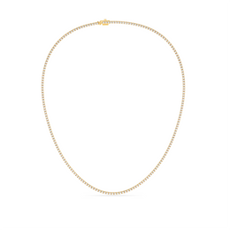 5CTW ROUND STRAIGHT LINE TENNIS NECKLACE