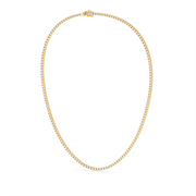15 ctw Round Labgrown Diamond Straight Line Tennis Necklace