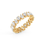 4CTW PEAR ETERNITY BAND