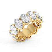 1CT EACH OVAL ETERNITY BAND