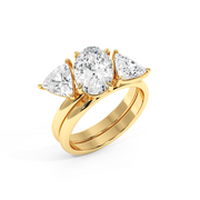 5 ctw Oval-Pear Labgrown Diamond Ring