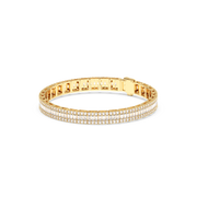 7 ctw Emerald-Round Labgrown Diamond Tennis Bracelet