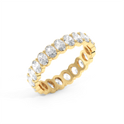 3CTW OVAL ETERNITY BAND