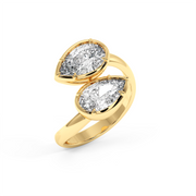 3 ctw Dual Pear Labgrown Diamond Ring
