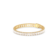 Solitaire Emerald Labgrown Diamond Tennis Bracelet