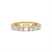 2 ctw Emerald-Round Labgrown Diamond Eternity Band